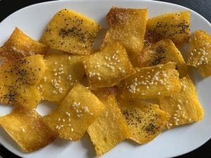 chips di polenta - ingredienti e preparazione