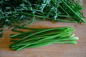 Come impiegare i gambi delle foglie di carota